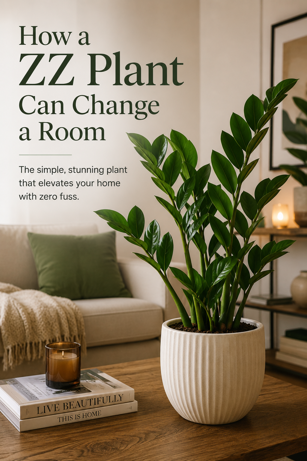 How a ZZ Plant Can Transform Your Home Décor | House Plants For Me